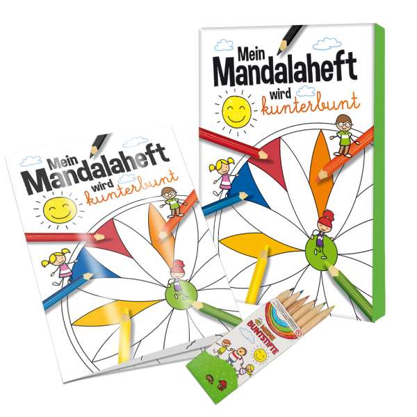 Malbuch / Mal-Set A5 - Mandala