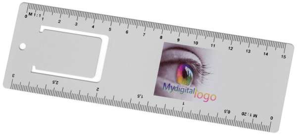 Thanxx® Lineal "Mail@Metal" silber