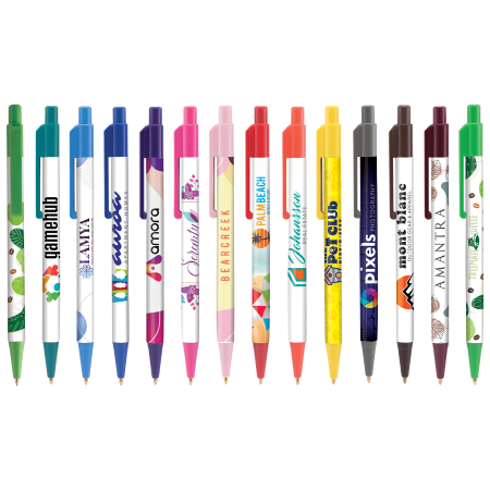 BATAM Kugelschreiber mit farbigen Akzenten und 4c-Druck all-over