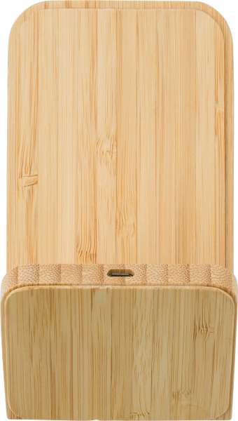 Wireless-Ladegerät aus Bambus Claudie