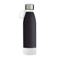 Flasche schwarz, Ring weiß, Hülle weiß