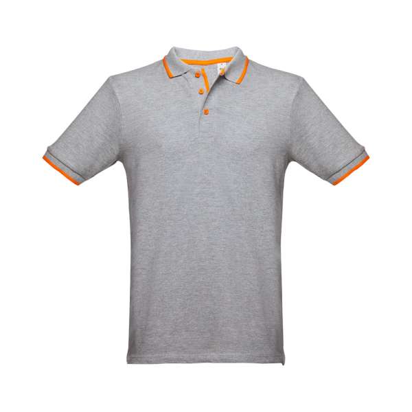 THC ROME Zweifarbiges Baumwoll-Poloshirt für Herren