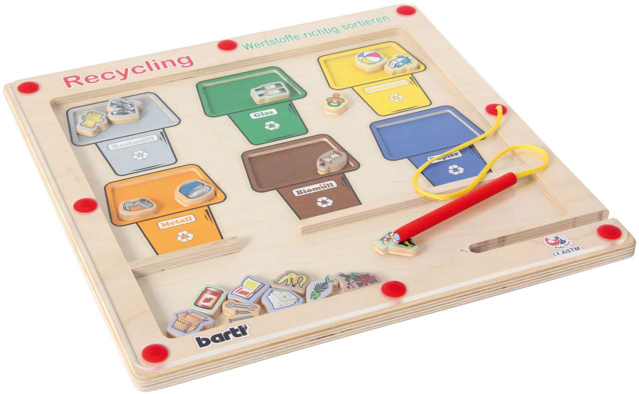 Magnetspiel Recycling