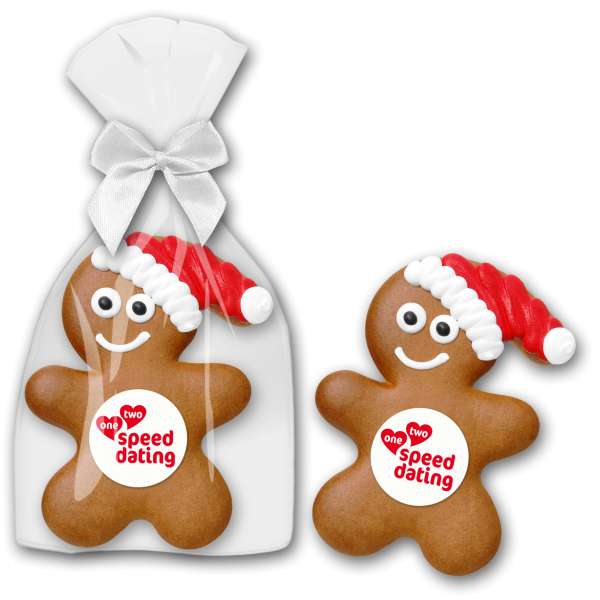 Lebkuchenmann maxi mit Mütze