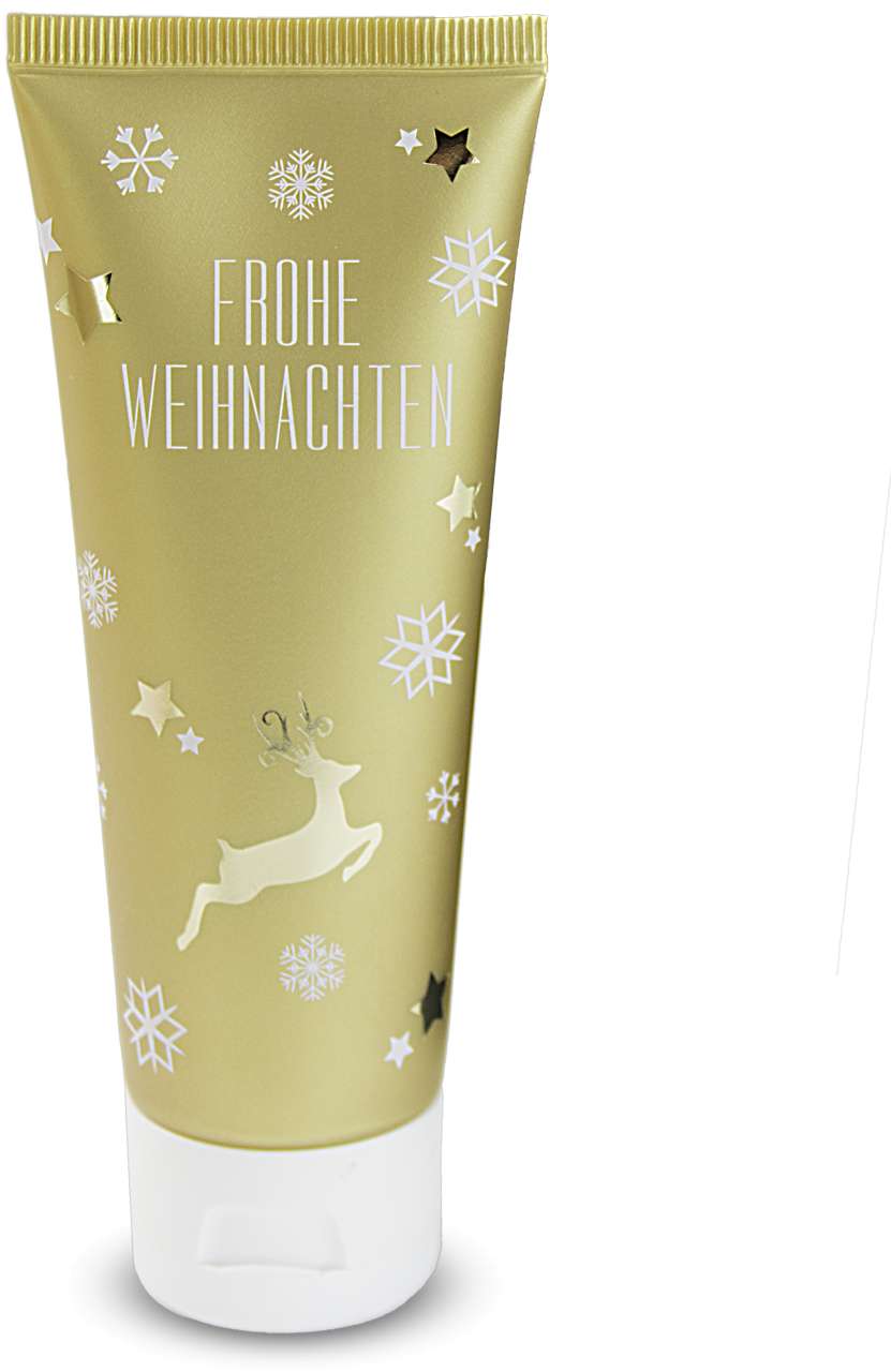 Pflegetube Frohe Weihnachten - 75 ml Hand- & Nagelcreme ALOE VERA SENSITIV