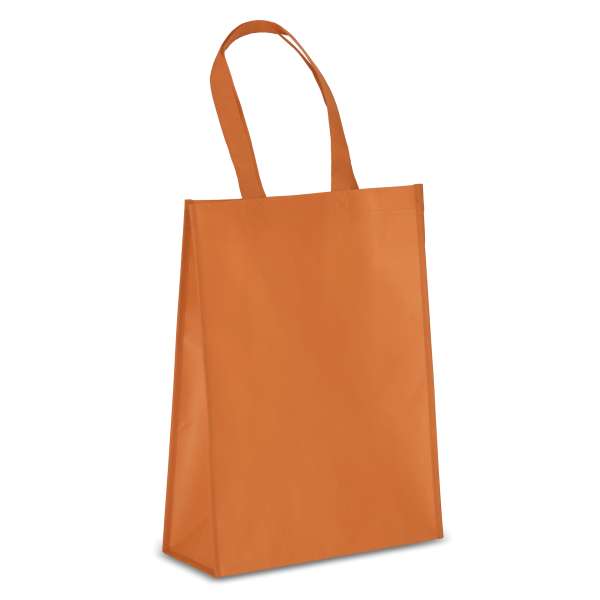 R-PET Tragetasche aus laminiertem Non Woven 30 x 12 x 40cm 105g / m²