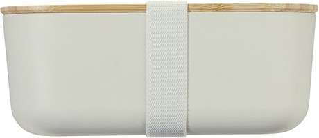 Ökologische Lunchbox aus recyclebarem PLA mit Bambusdeckel