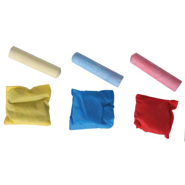 Himmel und Hölle - Springspiel mit Kreiden und Säckchen