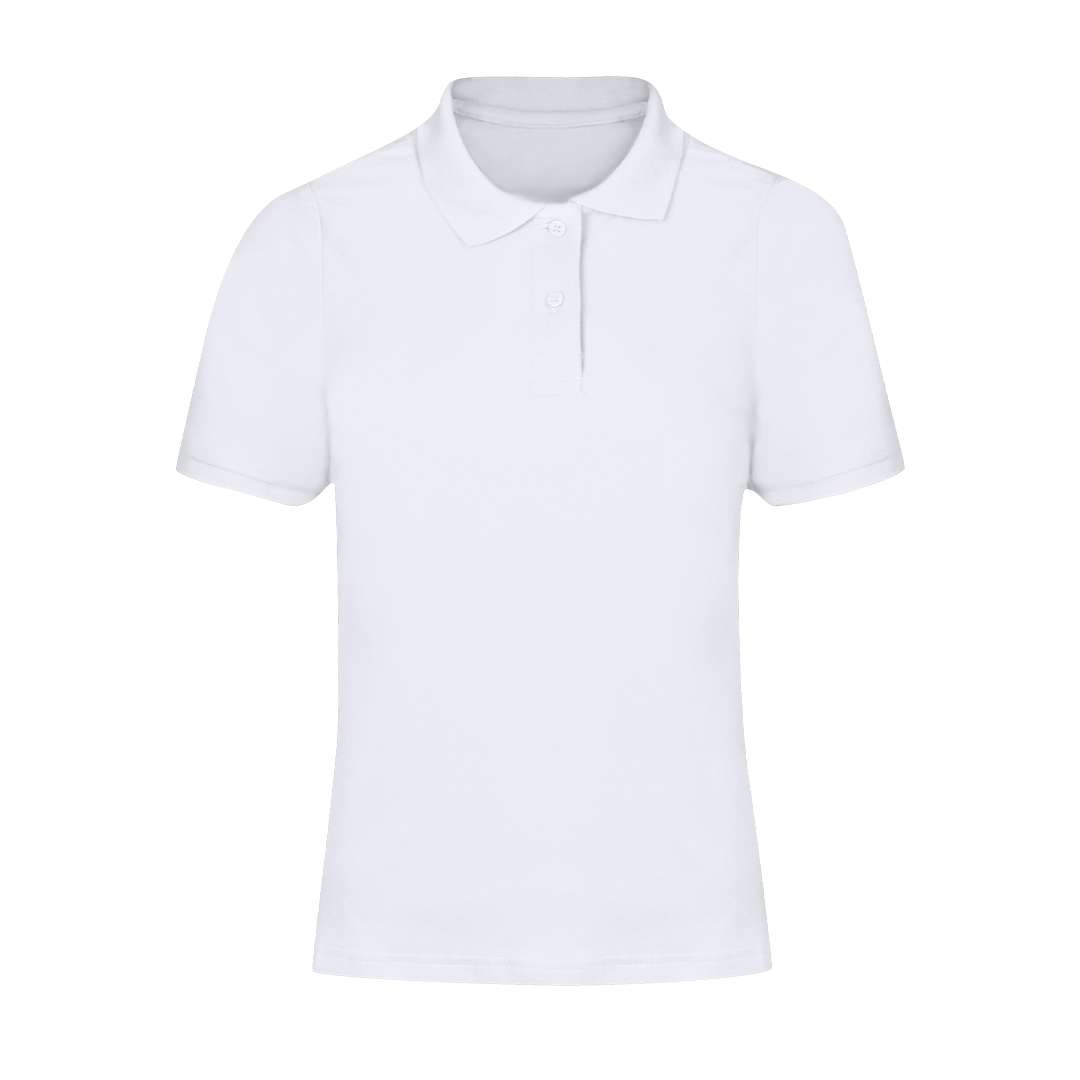 Erwachsene Frauen Weiß Polo-Shirt Charles