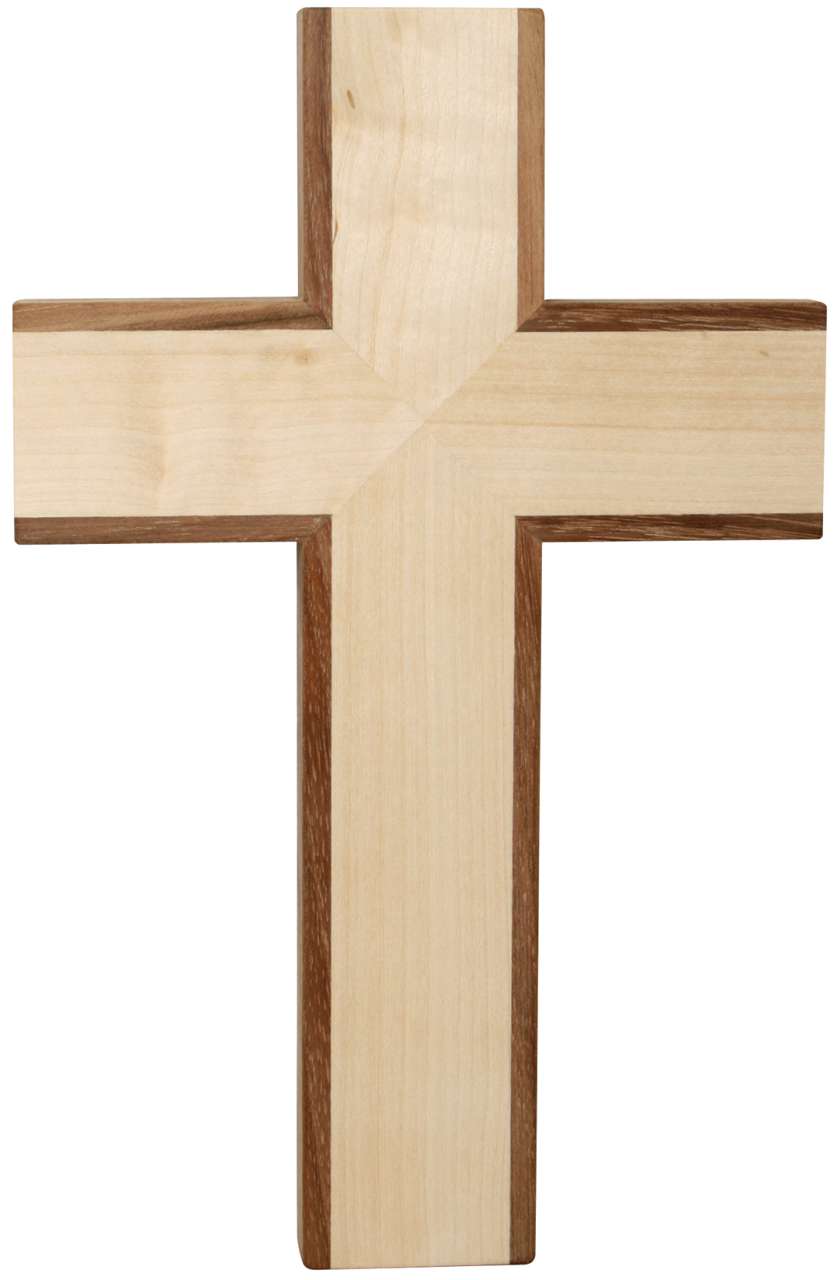 Holzkreuz Ahorn - Akazie