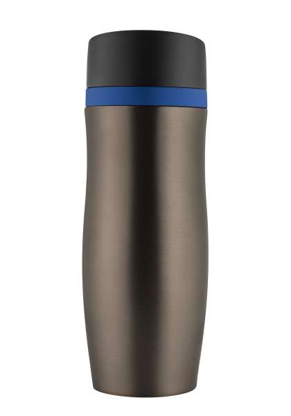 Metmaxx®Thermobecher "CremaExtensaProtect" titan / Ring weiß