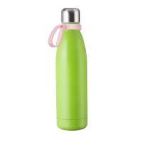 Flasche grün, Ring hellmagenta