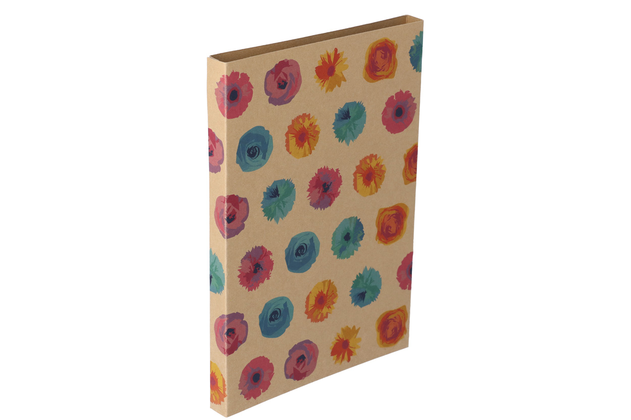 Individueller Pappschuber aus Kraftpapier CreaSleeve Kraft 104