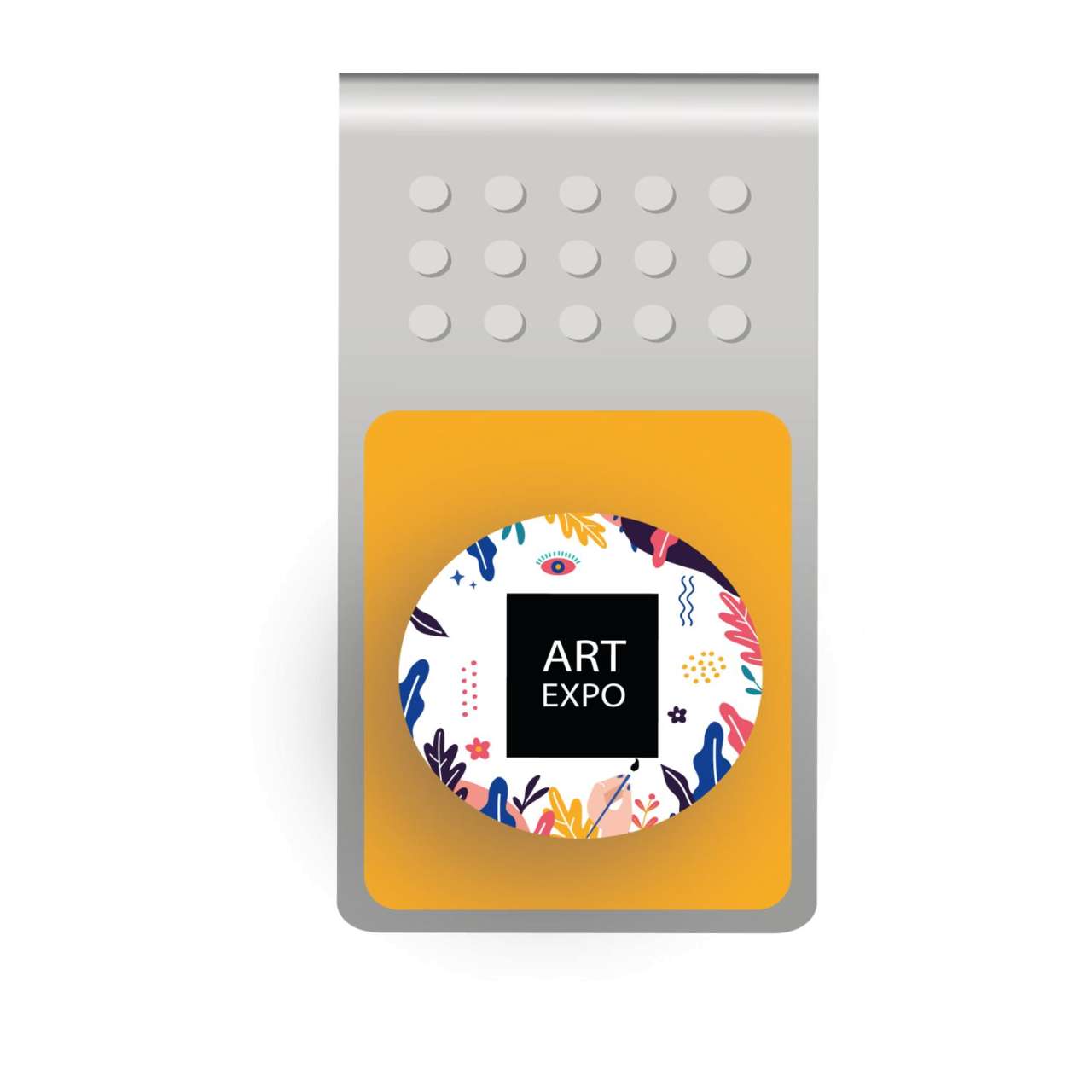 ROMINOX® Mehrweg-Büroklammer Straight Clip mit Noppen, idealer Mailingartikel für Dokumente, bis zu