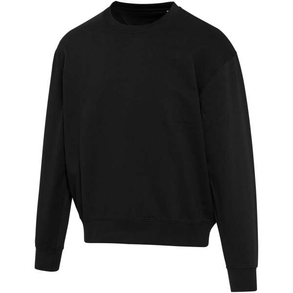 Boris Oversize Sweatshirt mit Rundhalsausschnitt aus recycelter 280 g / m2 Bio Baumwolle (OCS), unis