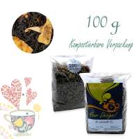 Kompostierbarer Zellglas-Beutel, Geprägtes Verschluss-Siegel aus Zuckerrohrpapier. Komplett abbaubar. Inhalt 100 g