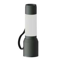 Taschenlampe grau, Hülle weiß