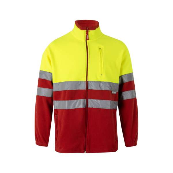 VL EROS Zweifarbige Fleecejacke (280g / m²), aus Polyester (100%)