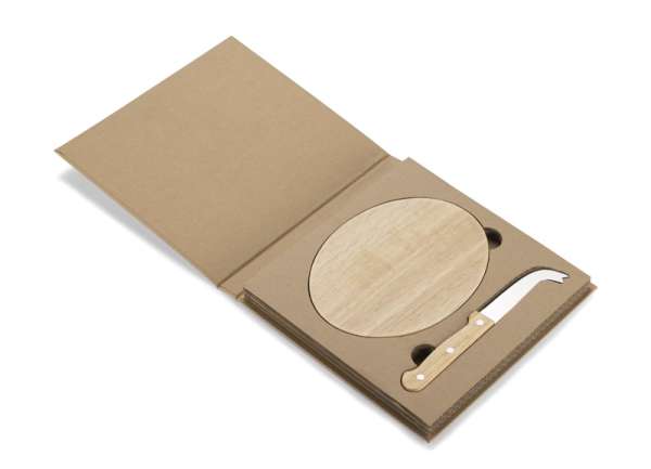 Messer mit Käseplatte GORGONZOLA