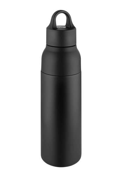 Metmaxx® Thermoflasche "OneTouch&Go" schwarz