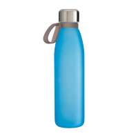 Flasche cyan, Ring braun