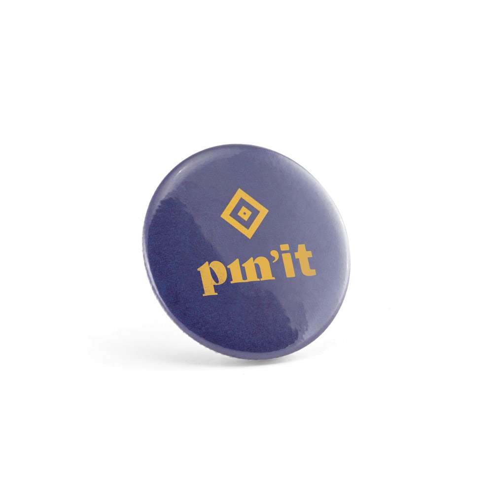 Button P'IN 8 Button P'IN 8 Runder Pin mit doppeltem Magnetverschluss