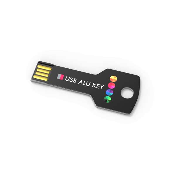 USB Stick Alu Key Black