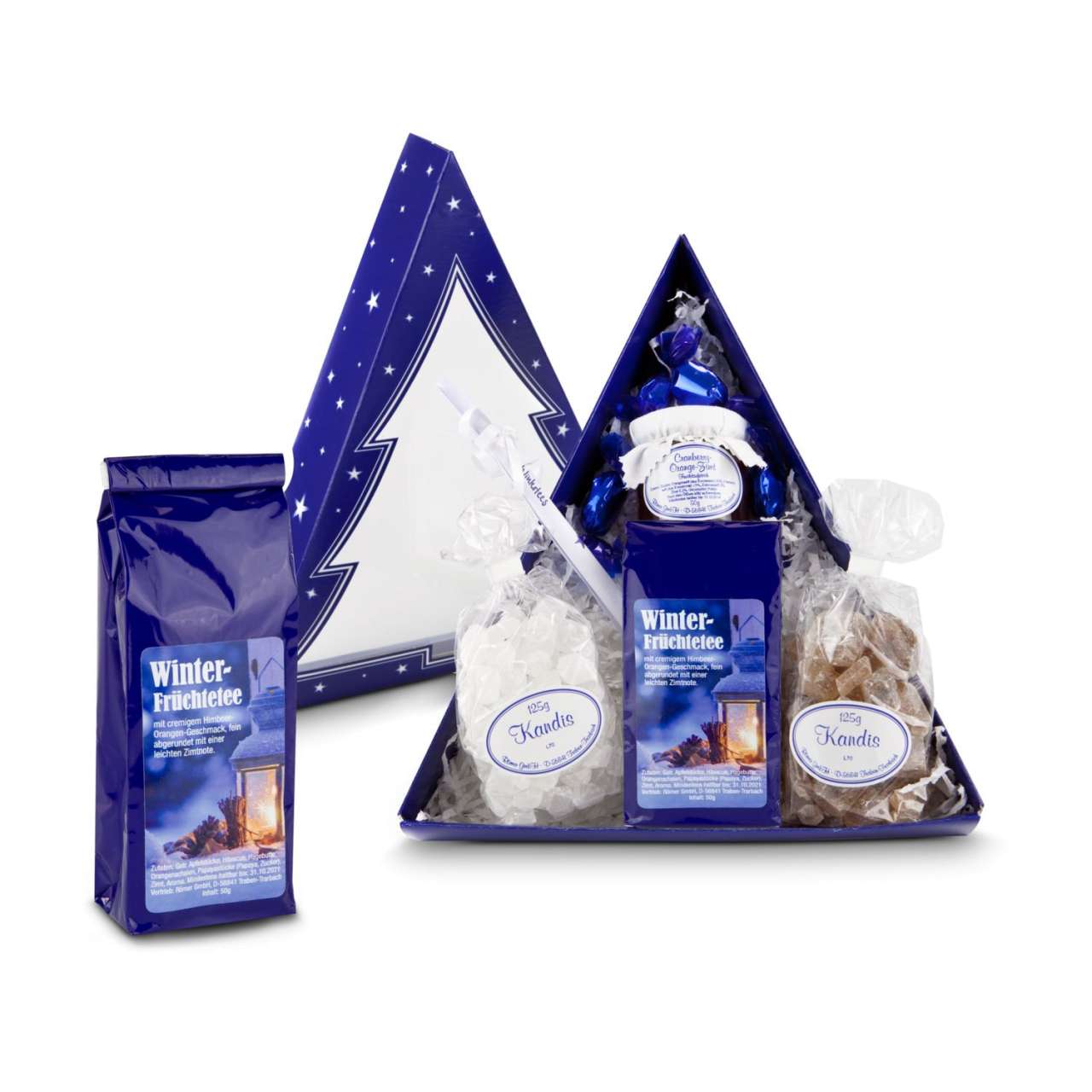 Geschenkset / Präsenteset: Tee-Tannenbaum