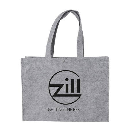 Tasche aus Filz mit Druckknopfverschluss