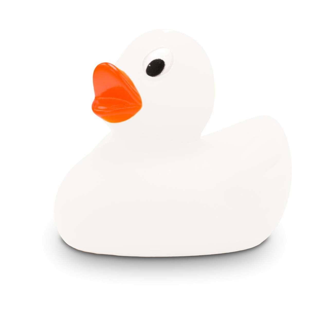 Werbeente Lotta XS Weiß, ca. 4 cm