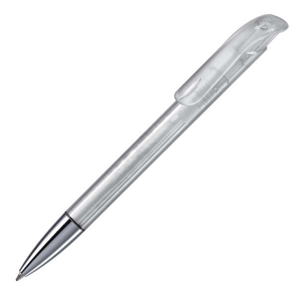 Kugelschreiber Atlas Transparent mit Metallspitze