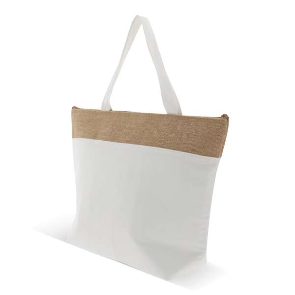 Strand-Kühltasche baumwolle / Jute 43 x 33 x 14 cm