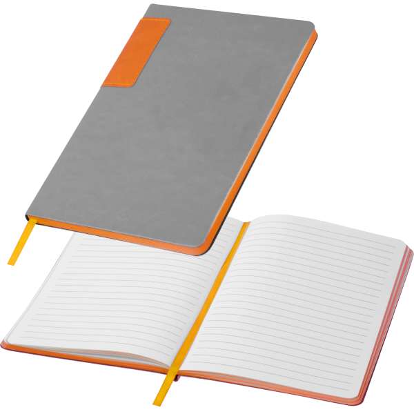 A5 Notizbuch mit farbigem Schnitt EVAN