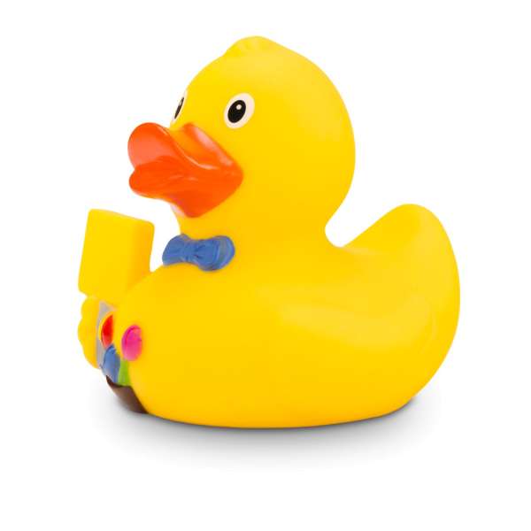 Werbeente Oli Ortsschild