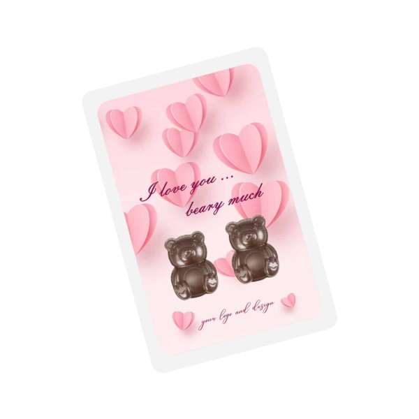 PROMO CARD ZWEI TEDDY-BÄREN