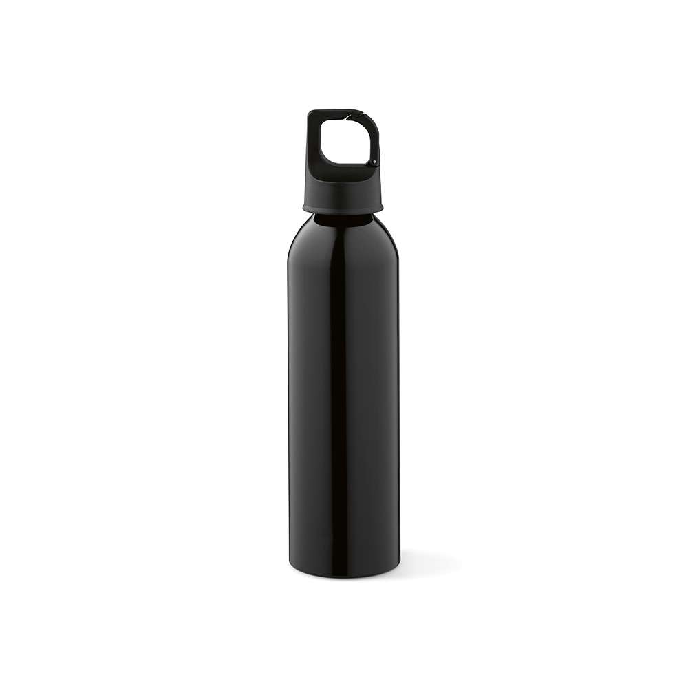 Mackenzie Trinkflasche rAluminium, 690 ml. Auslaufsicher. Mit Karabinerdeckel