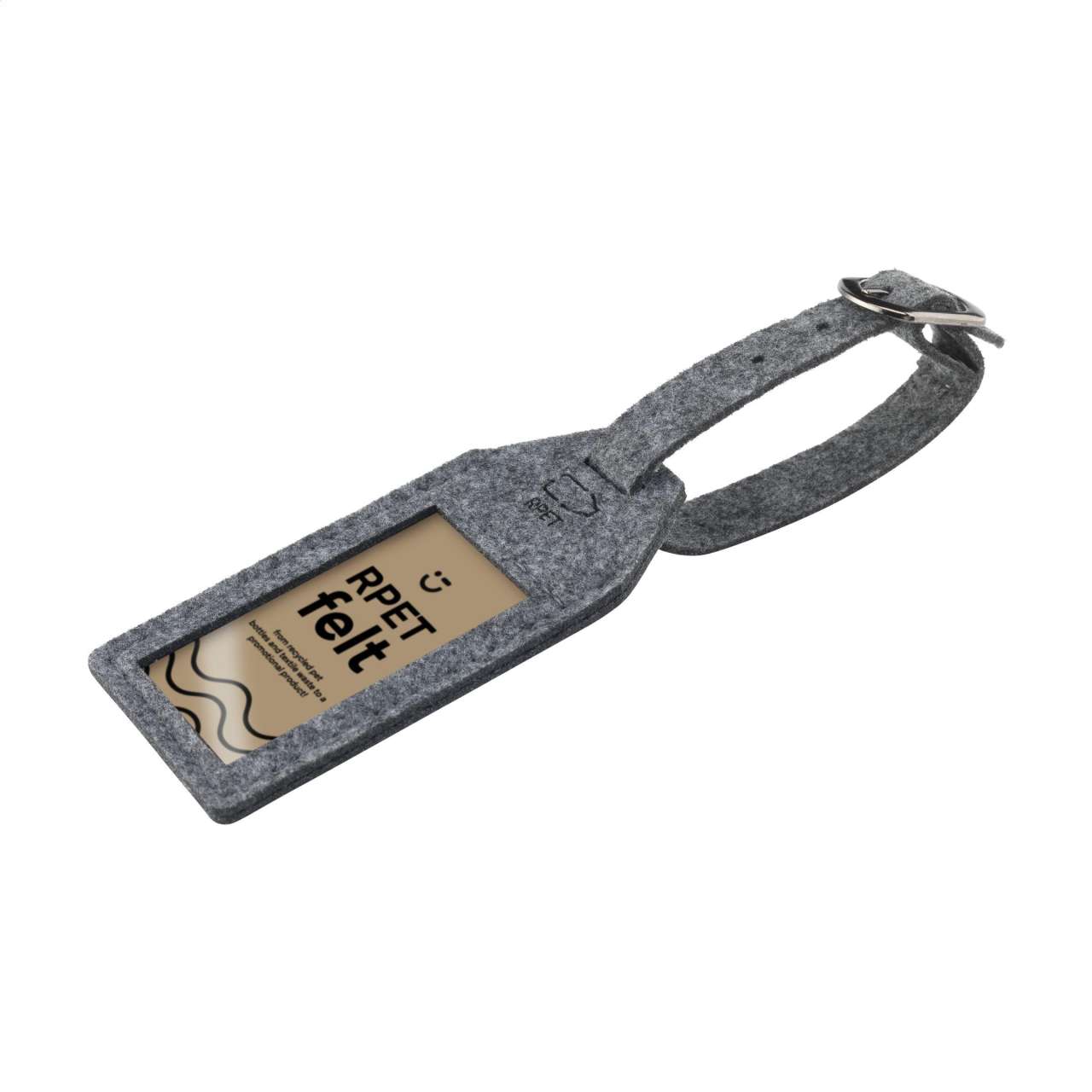RPET Felt GRS Luggage Tag Gepäckanhänger