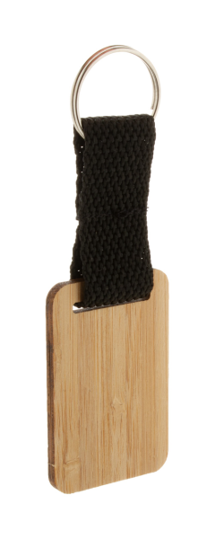 Bambus-Schlüsselanhänger, rund Stropp