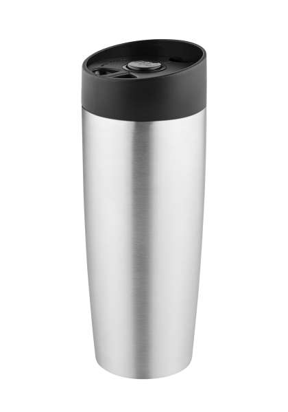 Metmaxx® Thermobecher "CremaExtensaMetallica" silber
