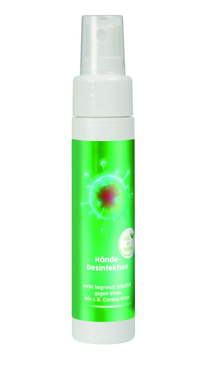 Hand-Desinfektionsspray in 50 ml Sprayflasche 