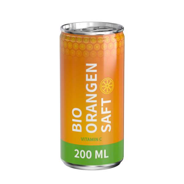 200 ml Bio Orangensaft (Dose)