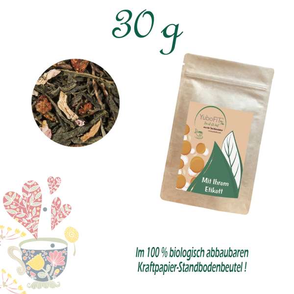 YuboFiT® Blutrote Rose Tee