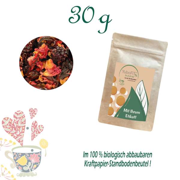 YuboFiT® Früchtetee DIPDOC Waldbeere