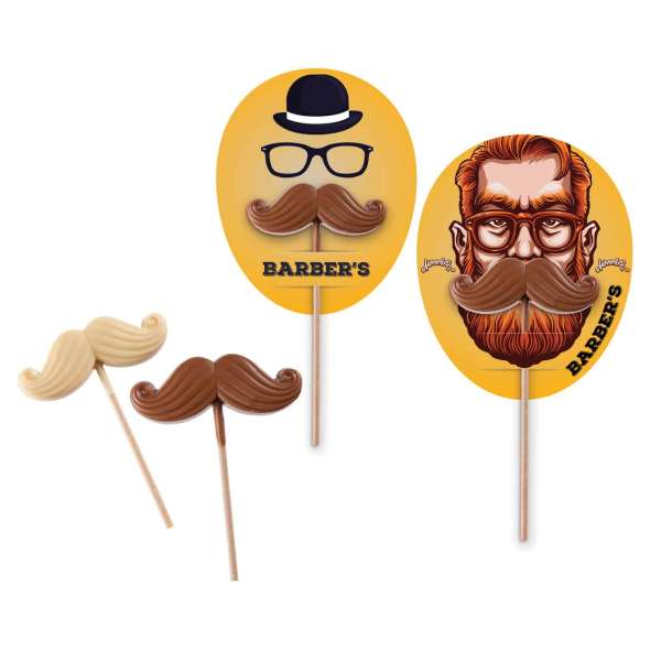 SCHOKO-SCHNURRBART-LOLLY