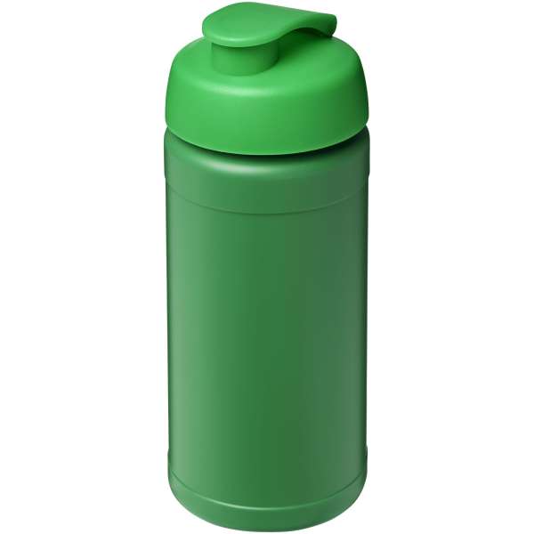 Baseline 500 ml recycelte Sportflasche mit Klappdeckel