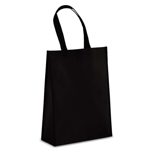 R-PET Tragetasche aus laminiertem Non Woven 30 x 12 x 40cm 105g / m²