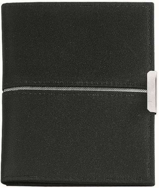 CreativDesign® Ausweistasche "SilverPaper" schwarz