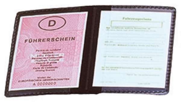 CreativDesign® Ausweistasche "Soft" schwarz