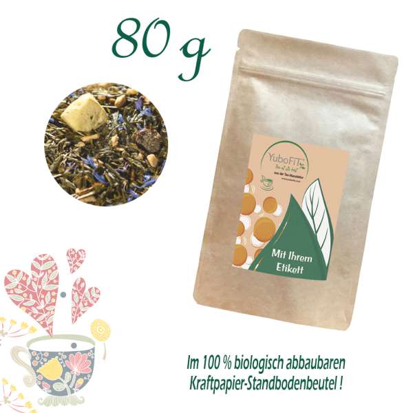 YuboFiT® Grüner Tee Sencha APPLE PIE MARZIPAN