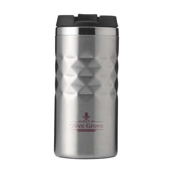 Geometric Mug RCS Recycled Steel 280 ml Thermobecher